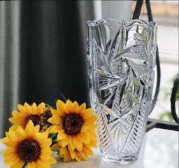 Lọ Hoa Pha Lê Bohemia 20cm - Bình Hoa Sang Trọng Dùng Trang Trí, Quà Tặng Đặc Biệt Cho Không Gian Sống Thêm Đẹp Mắt