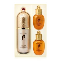 Set Kem Lót Whoo Essential Makeup Base 40ml - Dưỡng ẩm, Kiềm Dầu, Chống Nhăn, Tặng Toner và Sữa Dưỡng Mini, Lớp Nền Mịn Màng, Sáng Da