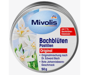 Viên Ngậm Tăng Đề Kháng Mivolis Bachbluten Bạch Hoa Xà Thiệt Thảo 50g - Kẹo Dinh Dưỡng Giúp Trẻ Em Khỏe Mạnh và Ngủ Ngon