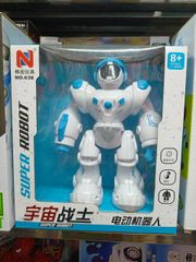 Robot Chạy Bằng Pin Có Đèn LED và Âm Thanh - Đồ Chơi Sáng Tạo Cho Trẻ Em, Kích Thích Tư Duy và Vận Động, Quà Tặng Thú Vị