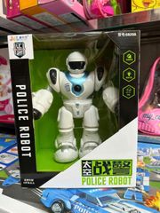 Robot Chạy Bằng Pin Có Đèn LED và Âm Thanh - Đồ Chơi Trẻ Em Tương Tác Phát Triển Tư Duy Sáng Tạo, Chất Liệu Nhựa Bền Bỉ, Dành Cho Trẻ Từ 3 Tuổi