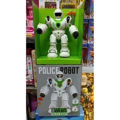 Robot Chạy Bằng Pin Có Đèn LED và Âm Thanh - Đồ Chơi Trẻ Em Tương Tác Phát Triển Tư Duy Sáng Tạo, Chất Liệu Nhựa Bền Bỉ, Dành Cho Trẻ Từ 3 Tuổi
