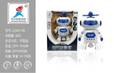 Đồ Chơi Robot Xoay 360 Độ Có Đèn và Âm Thanh - Đồ Chơi Sáng Tạo Phát Triển Trí Tuệ Cho Trẻ Em 3 Tuổi Trở Lên