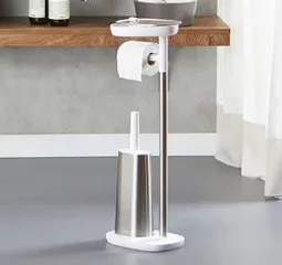 Giá Đựng Giấy Vệ Sinh Joseph Joseph 70519 - Bộ Dụng Cụ Toilet 4 Trong 1 Thông Minh và Tiện Lợi, Chất Liệu Cao Cấp
