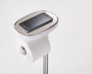 Giá Đựng Giấy Vệ Sinh Joseph Joseph 70519 - Bộ Dụng Cụ Toilet 4 Trong 1 Thông Minh và Tiện Lợi, Chất Liệu Cao Cấp