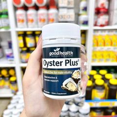 Viên Uống Tinh Chất Hàu Oyster Plus Zinc Goodhealth Úc - Bổ Sung Kẽm Tăng Cường Sức Khỏe và Sinh Lý Nam Giới - Hỗ Trợ Miễn Dịch 60 Viên