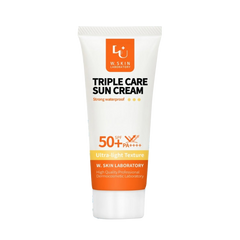 Kem Chống Nắng W.SKIN LABORATORY Triple Care SPF50+ - 3 Tác Động, Bảo Vệ Da Khỏi Tia UV, Dưỡng Ẩm và Chống Thấm Nước (60ml)