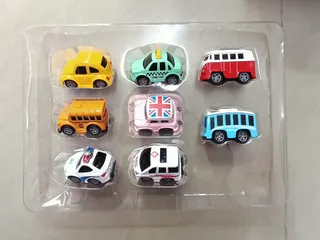 Bộ đồ chơi 8 xe ô tô sắt chạy bằng đà 803045 Cartoon Alloy Car