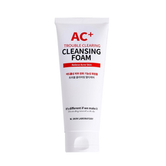 Sữa Rửa Mặt W.SKIN LABORATORY AC+ cho Da Dầu Mụn - Foam Làm Sạch Sâu, Ngăn Ngừa Mụn, 150ml, Mỹ Phẩm Hàn Quốc Chính Hãng