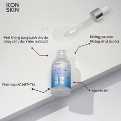 [Hàng C.Ty] Iconskin Anti-Acne Smart Pell System 11% peel da không bong công nghệ mới 30ml