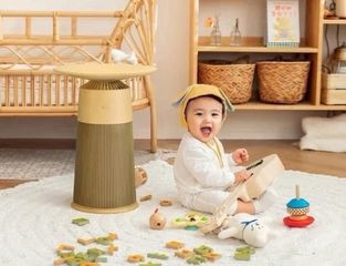 Máy Lọc Không Khí LG Puricare AS20GPWU0 - Thiết Kế Bàn Sạc Không Dây, Chức Năng UV Nano Diệt Khuẩn, Hiệu Suất Sạch Cao
