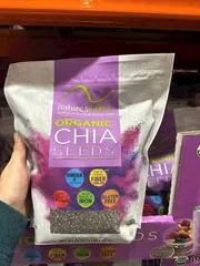 Hạt Chia Hữu Cơ Nature's Intent 1.36kg - Siêu Thực Phẩm Giảm Cân, Giàu Omega-3 và Chất Xơ, An Toàn Cho Sức Khỏe