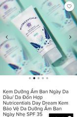 Kem Dưỡng Ẩm Ngày Nutricentials 50ml Nuskin - Giải Pháp Cho Da Thường & Da Dầu, Chống Lão Hóa & Duy Trì Độ Ẩm Tối Ưu
