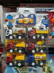 MY868-35 Bộ đồ chơi 6 xe ô tô chạy đà chủ đề công trình xây dựng