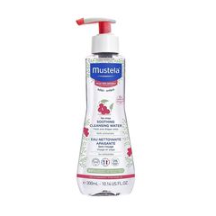 Mustela Nước Làm Sạch Mặt, Cơ Thể Cho Trẻ Sơ Sinh, Trẻ Nhỏ Da Nhạy Cảm No-Rinse Soothing Micellar Cleansing Water 300ml 215223