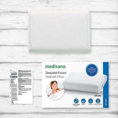 Gối Medisana SP 100 Sleep Well - Gối Chỉnh Hình Âm Thanh Thư Giãn Tích Hợp Kết Nối Bluetooth Cho Giấc Ngủ Sâu Hơn