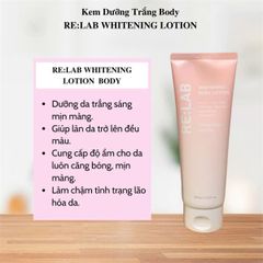 Kem Dưỡng Trắng Da Nâng Tone Relab Whitening Body Lotion 200ml - Sản Phẩm Chăm Sóc Da Từ Hàn Quốc, Bảo Vệ Da Khỏe Mạnh