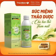 Nước Súc Miệng Trầu Không Bạc Hà 250ml - Hơi Thở Thơm Mát, Phòng Ngừa Sâu Răng, Giúp Răng Chắc Khỏe