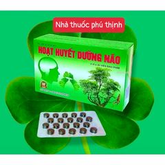 Viên uống Hoạt Huyết Dưỡng Não - Hỗ trợ trí nhớ, giảm đau đầu, chóng mặt, 100 viên cho người căng thẳng, suy giảm trí nhớ