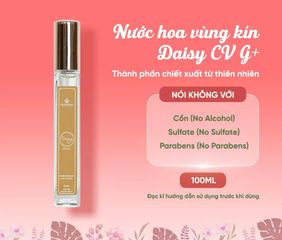 Nước Hoa Vùng Kín Nét Hoa Daisy CV G+ - Hương Thơm Dịu Nhẹ, Quyến Rũ, Dung Tích 15ml, Thành Phần Thiên Nhiên, Khử Mùi Hiệu Quả