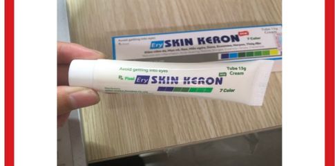 Kem Bôi Giảm Viêm Da Ery Skin keron Giảm Mụn, Ngứa, Viêm Da, Hỗ Trợ Tái Tạo Da, Chứa Chitosan, Curcumin và Vitamin E - 30g