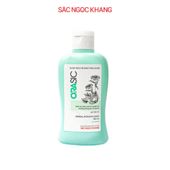 Dung dịch vệ sinh phụ nữ Orasic Sắc Ngọc Khang 100ml - Làm sạch tự nhiên, dưỡng ẩm và khử mùi hiệu quả, an toàn cho sức khỏe.