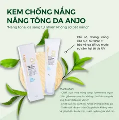 Kem dưỡng trắng da, chống nắng nâng tone Anjo Professional Tone Up Sun Cream SPF50+ PA+++ 50g