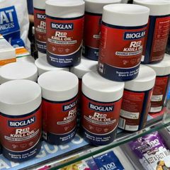 Dầu nhuyễn thể Bioglan Red Krill Oil 1000mg Úc 60 viên
