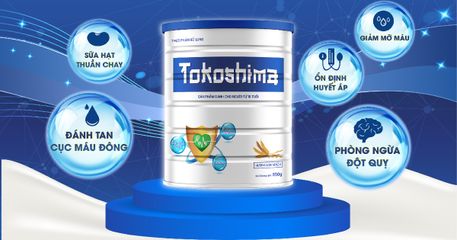 Combo 3 Hộp Sữa Tokoshima Hỗ Trợ Sức Khỏe Toàn Diện, Ổn Định Huyết Áp