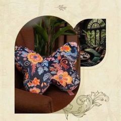 Gối Tựa Lưng Butterfly Magrace - Thiết Kế Độc Đáo Giảm Đau Cổ Lưng, Chất Liệu Mềm Mại, Phù Hợp Với Sofa, Giường, Văn Phòng, Du Lịch