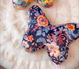 Gối Tựa Lưng Butterfly Magrace - Thiết Kế Độc Đáo Giảm Đau Cổ Lưng, Chất Liệu Mềm Mại, Phù Hợp Với Sofa, Giường, Văn Phòng, Du Lịch