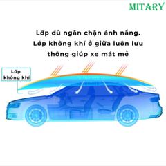 Bạt che nắng ô tô xe hơi, ô che mưa ô tô điều khiển từ xa hoặc  mở bằng tay(Bảo hành 12 tháng)