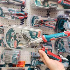 Kìm Đục Lỗ Da TOTAL THT33526 - Dụng Cụ Cầm Tay Thép Bền, 6 Kích Thước Lỗ, Tay Cầm Chống Trượt Dễ Dàng Sử Dụng