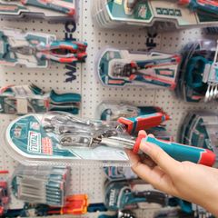 Kìm Đục Lỗ Da TOTAL THT33526 - Dụng Cụ Cầm Tay Thép Bền, 6 Kích Thước Lỗ, Tay Cầm Chống Trượt Dễ Dàng Sử Dụng
