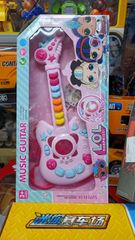 Đồ chơi đàn guitar chạy bằng pin có đèn và nhạc Music guitar LOL Surprise 665-1