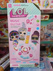 Đồ chơi đàn guitar chạy bằng pin có đèn và nhạc Music guitar LOL Surprise 665-1