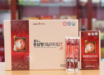 Nước Hồng Sâm Sanga Hàn Quốc 10ml x 30 Gói - Tăng Cường Sức Khỏe, Nâng Cao Đề Kháng và Cải Thiện Tinh Thần cho Người Lớn