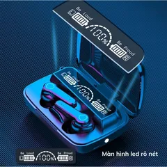 Tai Nghe Bluetooth M19 Pro Nhét Tai Không Dây Chống Nước IPX7, Âm Thanh Bass Mạnh, Sạc Ngược, Cảm Ứng, Thời Gian Sử Dụng 6 Giờ