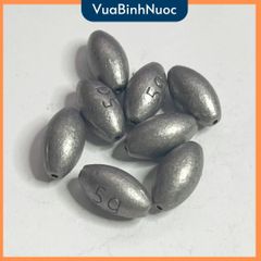 [Ảnh thật]10 viên chì câu cá, chì tròn xuyên tâm nguyên khối chất lượng, trọng lượng chuẩn - Vuabinhnuoc