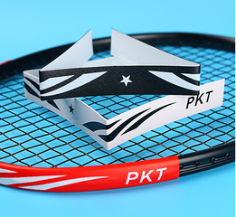 Miếng dán bảo vệ đầu vợt cầu lông PKT TOPO, vợt tennis, da PU chống mài mòn, độ dính tốt, giá rẻ - vuabinhnuoc