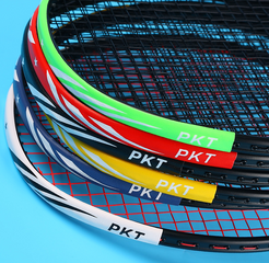 Miếng dán bảo vệ đầu vợt cầu lông PKT TOPO, vợt tennis, da PU chống mài mòn, độ dính tốt, giá rẻ - vuabinhnuoc