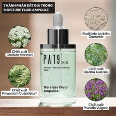 Serum Dưỡng Sáng Phục Hồi Da Pa19 50ml - Ampoule Cung Cấp Độ Ẩm và Làm Sáng Da Từ Thiên Nhiên cho Da Khỏe Mạnh