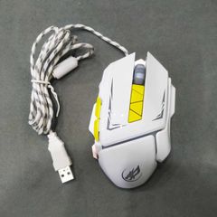 Chuột Gaming Có Dây WAR WOLF T8 - Đèn LED, Độ Nhạy 3500 DPI, Thiết Kế Công Thái Học, Chống Ồn, Phù Hợp Cho Game Thủ