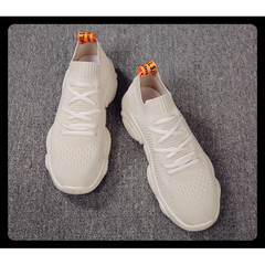 Giày Sneaker Nam G12 Kem - Thể Thao Cao Cấp Phong Cách Hàn Quốc, Thoải Mái, Dễ Phối Đồ, Chất Liệu Cao Cấp