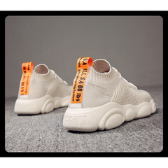 Giày Sneaker Nam G12 Kem - Thể Thao Cao Cấp Phong Cách Hàn Quốc, Thoải Mái, Dễ Phối Đồ, Chất Liệu Cao Cấp
