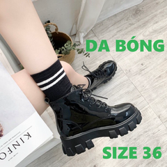 Giày Bốt Nữ Hàn Quốc Cổ Lửng Ulzzang - Phong Cách Cao Cấp Hot Trend, Đế 5cm Thời Trang, Phù Hợp Mọi Diện Mạo