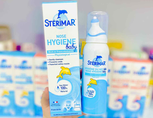 XỊT MUỐI BIỂN C.Á HE.O STERIMAR KHÁNG VIÊM PHÁP - TỪ 3 THÁNG TUỔI ( Cam- Vàng)