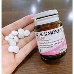Blackmores Viên Uống Bổ Sung Axit Folic 500Mcg Cho Mẹ Bầu Folate 90 Viên