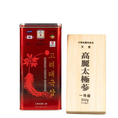 Thiên Sâm Củ Khô Hộp Thiếc 300g - Hồng Sâm Cao Cấp Chính Phủ Korea Taekuk Ginseng, Bồi Bổ Sức Khỏe và Tăng Cường Sinh Lực