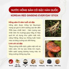 Nước Hồng Sâm Gói Cao Cấp Hàn Quốc - 100 Gói x 10g, Hỗ Trợ Tăng Cường Sức Đề Kháng, Giảm Căng Thẳng, Cải Thiện Giấc Ngủ